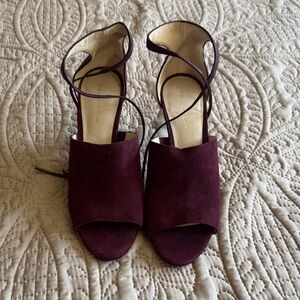 Pelle Moda deep burgundy heels